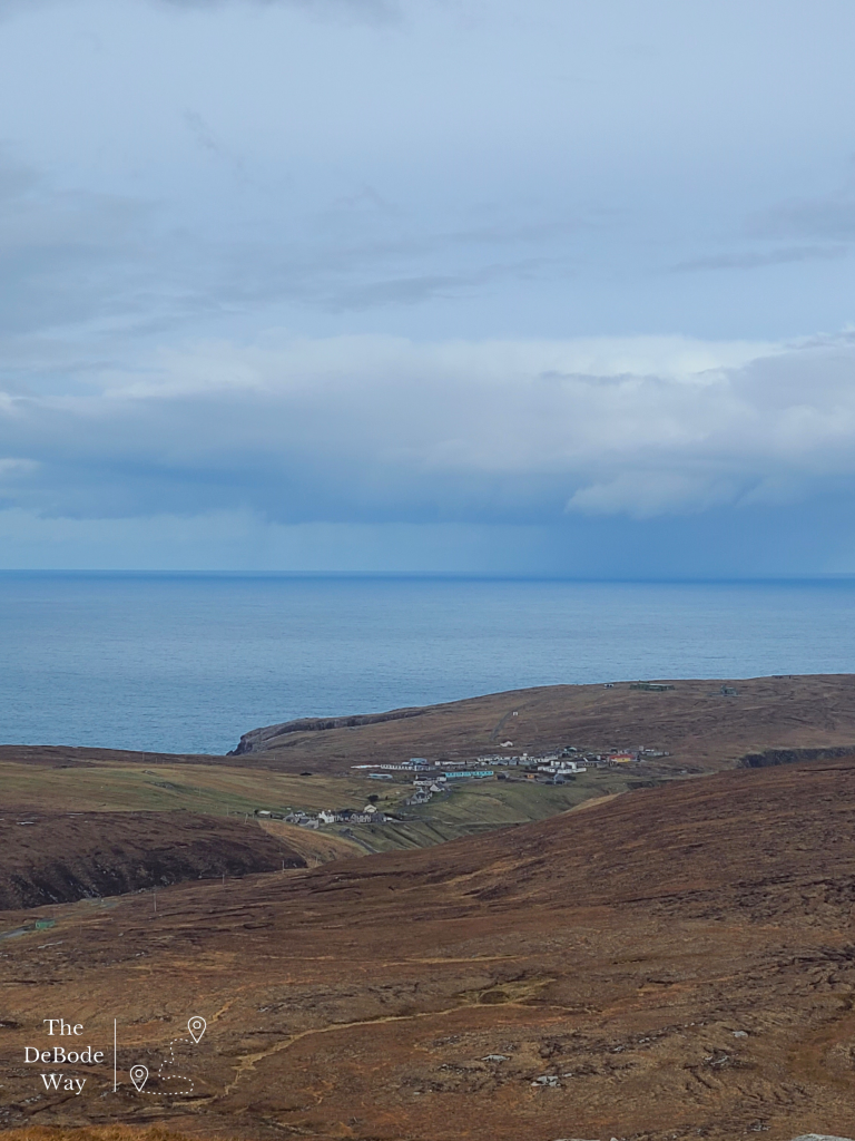 view of Aird Uig from hilltop