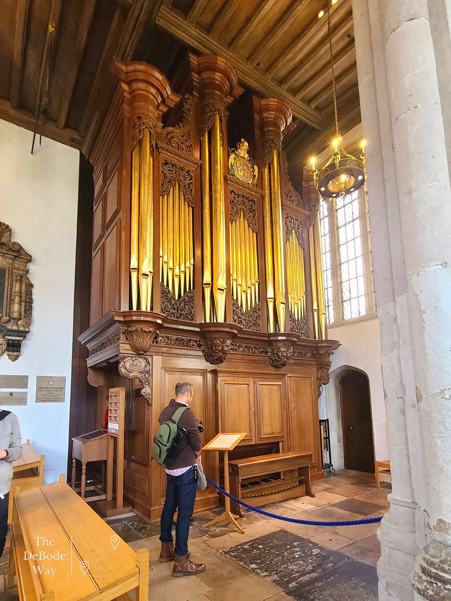 Organ in the Chapel at the Tower of London