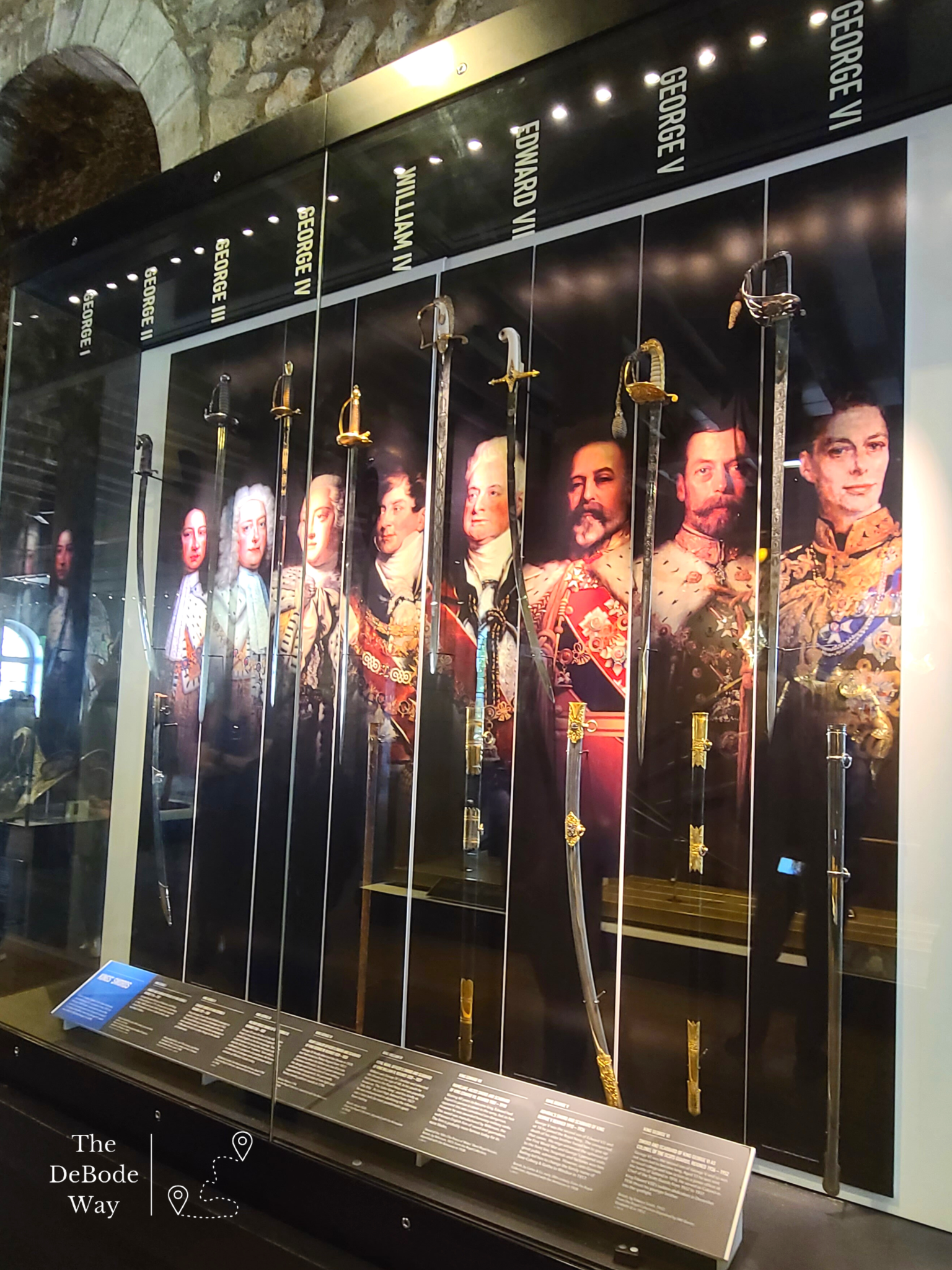 Swords of English Kings George I to George VI