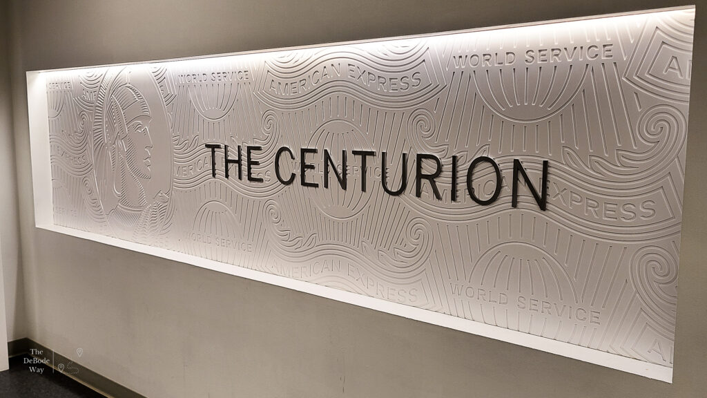 The Centurion Lounge at Houston's Airport
