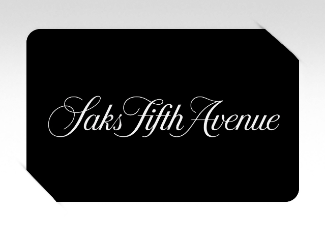 Saks Fifth Avenue gift card