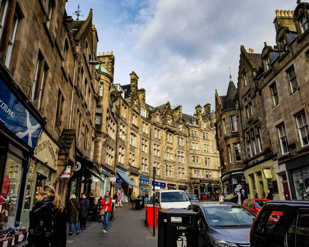 Cockburn Street in Edinburgh Scotland
