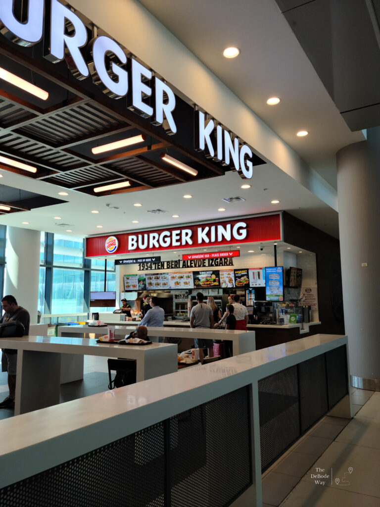 Burger King at Istanbul Airport
