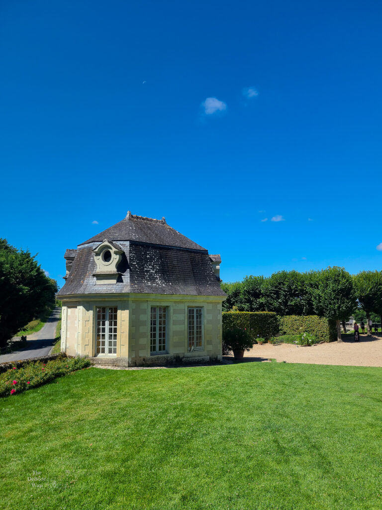 The Pavillon de l'Audience in the Chateau Villandry gardens