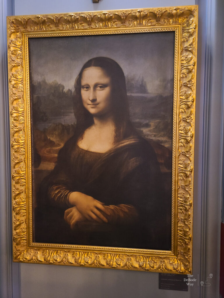 Reproduction of the Mona Lisa at the Hotel Vinci Due