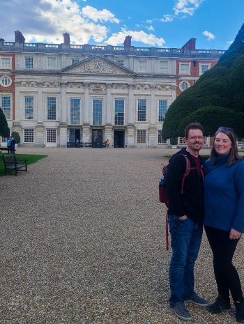 Us at Hampton Court